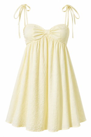 Flowy Summer Mini Slip Dress for Women | Cute Spaghetti Strap Sundress