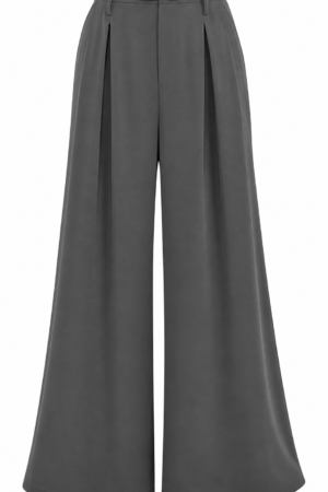 High Waisted Wide Leg Trousers | Flowy Business Casual Palazzo Pants