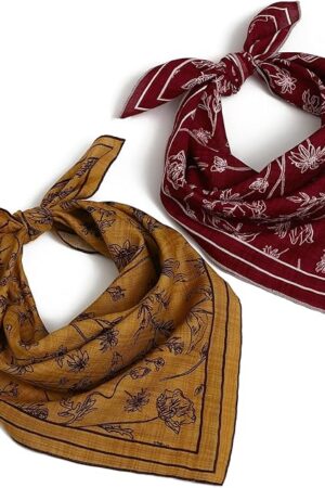 Soft Cotton Viscose Bandana Head Scarf for Women & Men