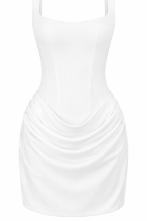 Satin Corset Homecoming Mini Dress